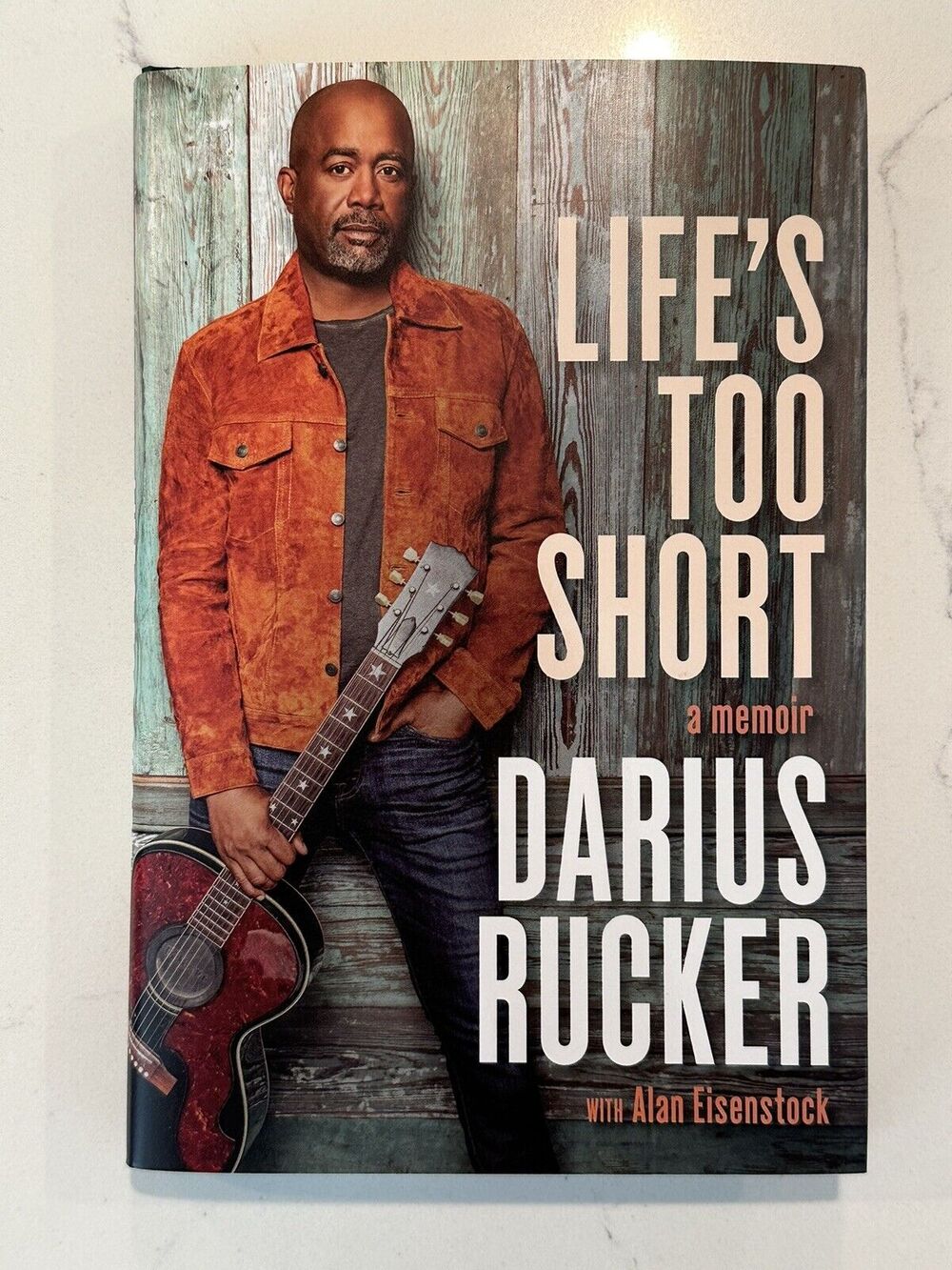 SIGNED Darius Rucker AUTOGRAPHED Book Life's Too Short HC Hootie & The Blowfish